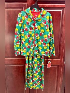 NWT Dr. Seuss “The Grinch” Christmas Pajama Set | Kids Size 10